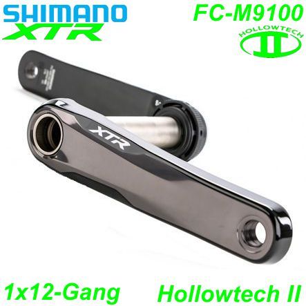 Shimano Kettenrad 1x12 HT II FC-M9100 165 o.Kettenblatt 52 mm oTL