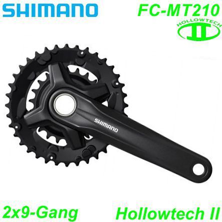 Shimano Kettenrad 2x9 HT II FC-MT210 175-36x22 48.8 mm o/HS o/TL
