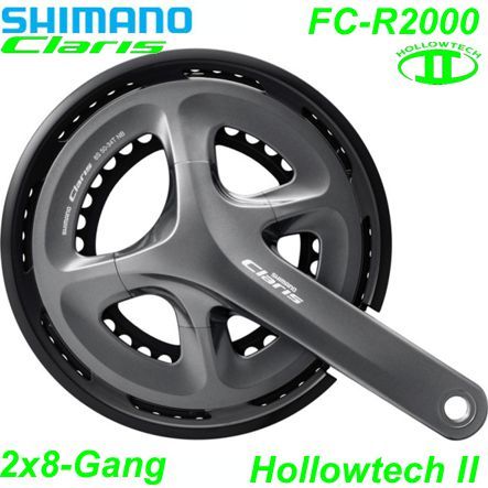 Shimano Kettenrad 2x8 HT II FC-R2000 165-50x34 HS 43.5KL