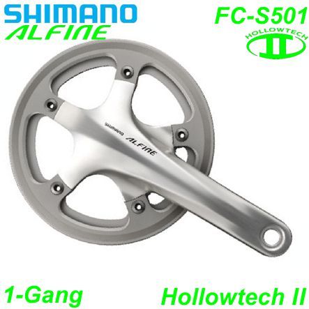 Shimano Kettenrad 1x1 HT II FC-S501 170-39Z Alfine SI KL49.2 dopp HS m/TL silber