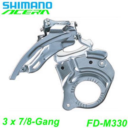 Shimano Umwerfer 7/8-G. FD-M330 Acera T-SW Ø 31.8 mm Restbestand Standart