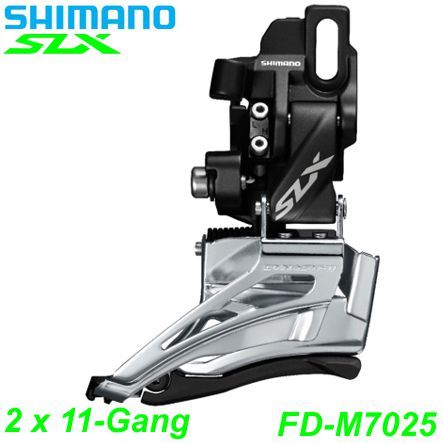 Shimano Umwerfer 2x11-G. FD-M7025-D SLX Do-Sw Du-Pu 66-69° Anlöt Box