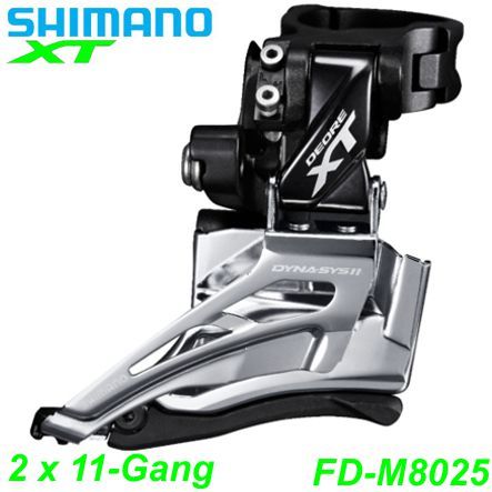 Shimano Umwerfer 2x11-G. FD-M8025-H XT Do-Sw Du-Pu 66-69° 28.6/31.8/34.9 Box