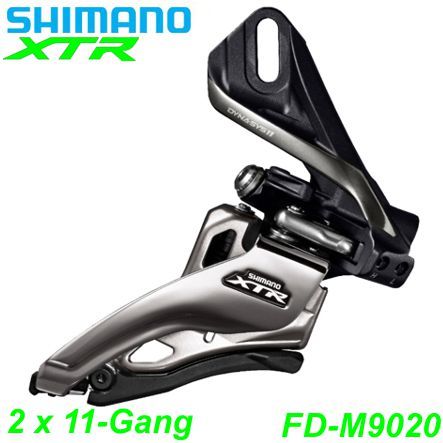 Shimano Umwerfer 2x11-G. FD-M9020-D XTR Si-Sw Fr-Pu 66-69° Anlöt Box
