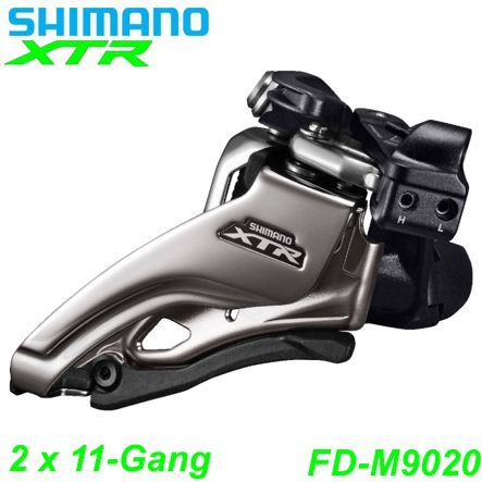 Shimano Umwerfer 2x11-G. FD-M9020-L XTR Si-Sw Fr-Pu LC 66-69° 28.6/31.8/34.9 Box
