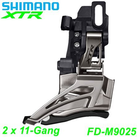 Shimano Umwerfer 2x11-G. FD-M9025-D XTR Do-Sw Du-Pu 66-69° Anlöt Box