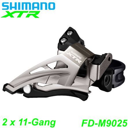 Shimano Umwerfer 2x11-G. FD-M9025-L XTR To-Sw Do-Pu LC 66-69° 28.6/31.8/34.9 Box