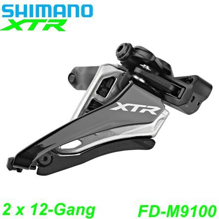 Shimano Umwerfer 2x12-G. FD-M9100-M XTR Si-Sw Fr-Pu 66-69° 28.6/31.8/34.9 Box