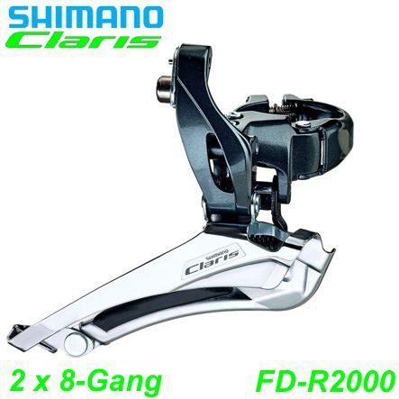 Shimano Umwerfer FD-R2000-X 2x8-Gang 28.6/31.8mm Claris Box