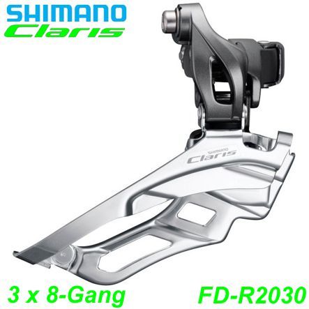 Shimano Umwerfer FD-R2030-X 3x8-Gang 28.6/31.8mm Claris Box