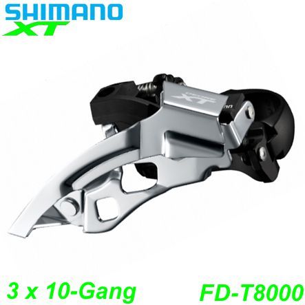 Shimano Umwerfer 3x10-G. FD-T8000-L XT Do-Sw Du-Pu 63-66