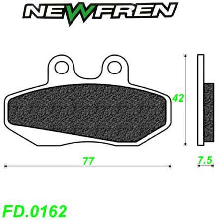 Scheibenbremsbelag NEWFREN FD.0162 Piaggio Free Aprilia Beta Cagiva Derbi Peugeot Tomos