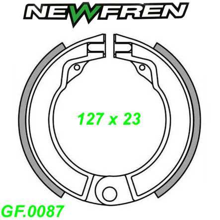 Bremsbacken NEWFREN GF.0087 Vespa VL VM VN 1/2/3T GS VS1 2 3 4 5 125 150cc 1953-62