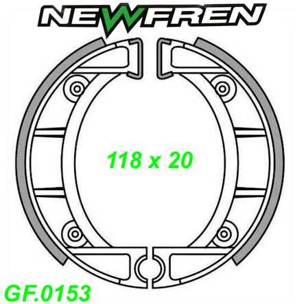 Bremsbacken NEWFREN GF.0153 Sinter Aprilia Beta Fantic Garelli Malaguti 50cc