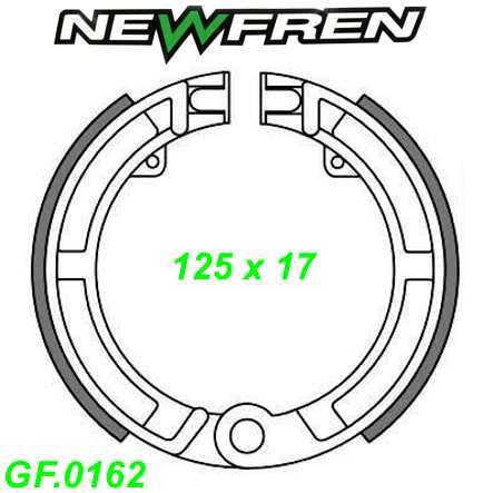Bremsbacken NEWFREN GF.0162 Sinter Piaggio APE VESPA ET3 GS PK 80 98 125 150 175