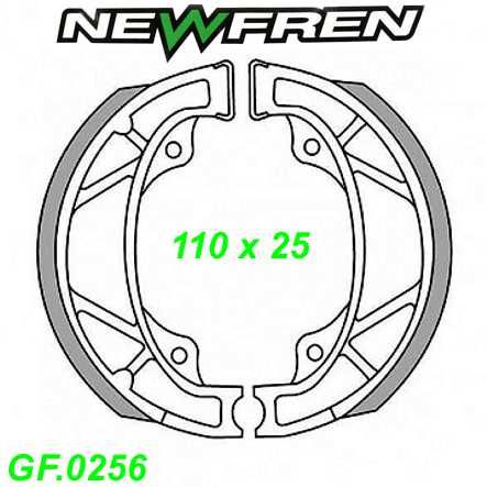 Bremsbacken NEWFREN GF.0256 Sinter Italjet BAZOOKA 1 REPORTER Rapido SCRENNA 50cc