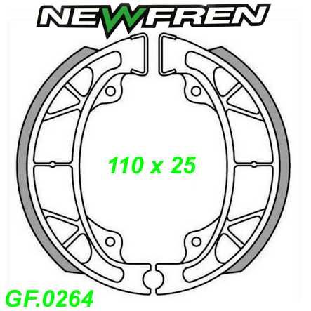 Bremsbacken NEWFREN GF.0264 Sinter Malaguti CR1 CROSSER 50cc
