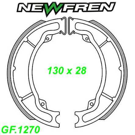 Bremsbacken NEWFREN GF.1270 Sinter Sim HD 125 Yamaha BELUGA BL XC RIVA XX 125 185