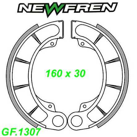 Bremsbacken NEWFREN GF.1307 Sinter Honda FORESIGHT FES 250  PANTHEON FES 125 150cc