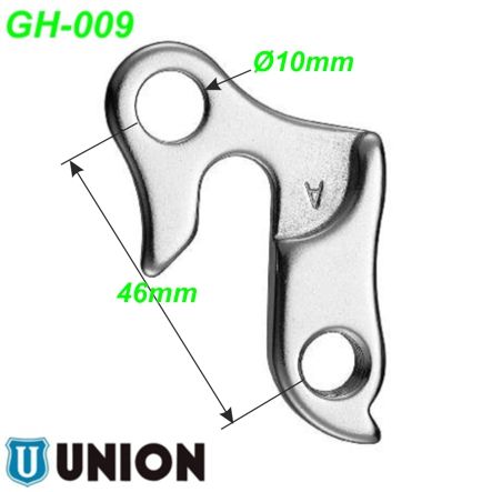 Ausfallende Schaltauge GH-009 Typ 4ever Bergamont BMC Giant Haibike Merida Raleigh Specialized