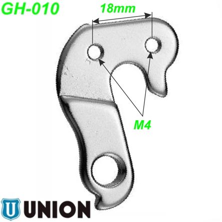 Ausfallende Schaltauge GH-010 Union BMC Kalkhoff Focus Raleigh Univega