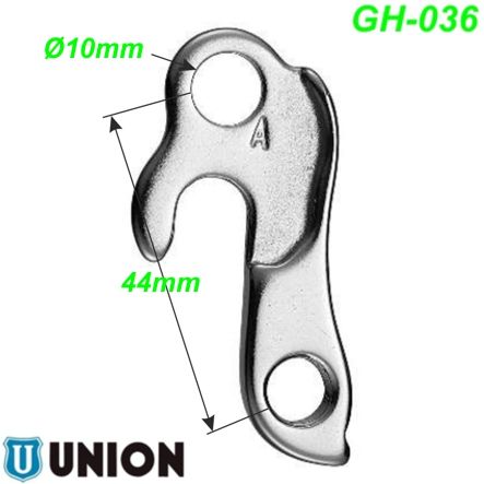 Ausfallende Schaltauge GH-036 Typ Haibike Merida Raleigh Corratec Focus