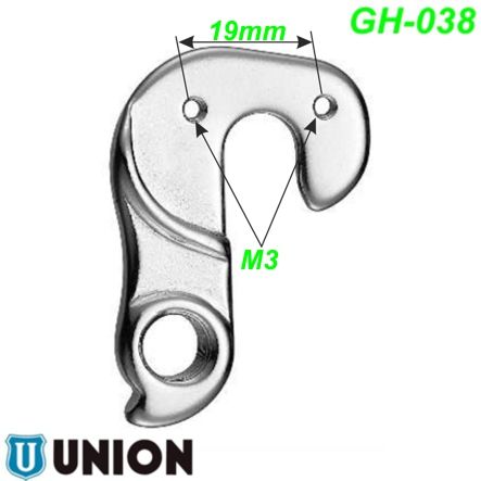 Ausfallende Schaltauge GH-038 Centurion Fezzari Giant Megamo Merida Novara UMF