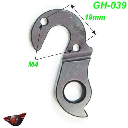 Ausfallende Schaltauge GH-039 Cinelli Colmar Corratec Koga Orange Viper