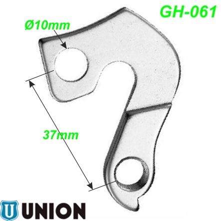 Ausfallende Schaltauge GH-061 Union Focus Kalkhoff Raleigh Univega