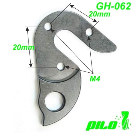 Ausfallende Schaltauge GH-062 CNC Pilo BH Cinelli Marin Novara Raleigh Torelli