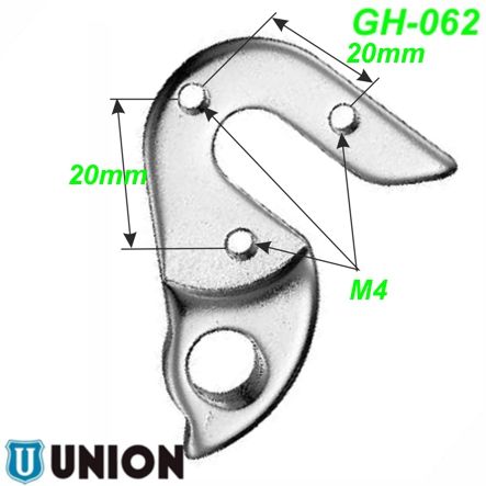 Ausfallende Schaltauge GH-062 Union BH Cinelli Marin Novara Raleigh Torelli