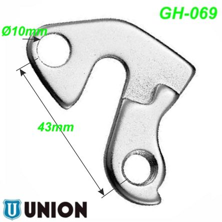 Ausfallende Schaltauge GH-069 Union Mongoose