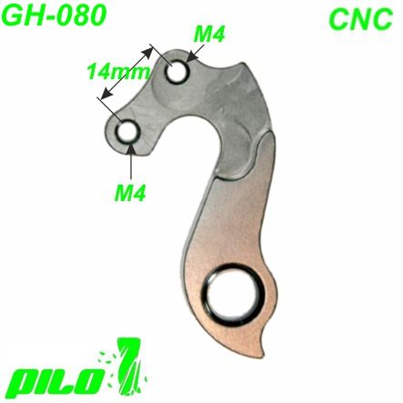 Ausfallende Schaltauge GH-080 CNC Pilo 44.16 BMC Bergamont Bulls Canyon Corratec