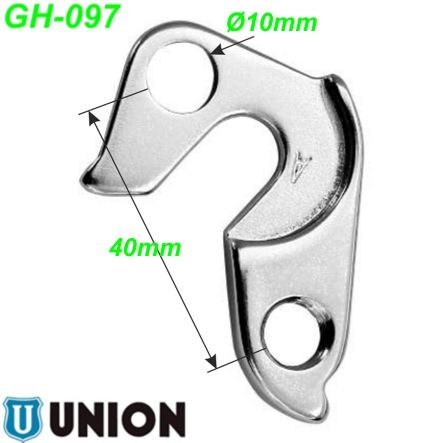 Ausfallende Schaltauge GH-097 Union Corratec Redline