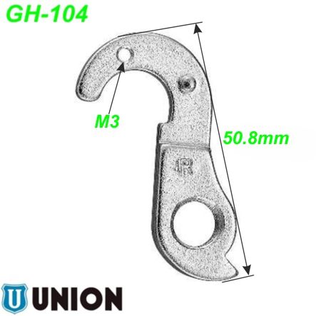 Ausfallende Schaltauge GH-104 Union