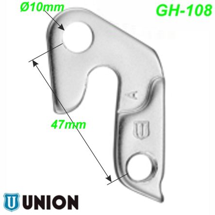 Ausfallende Schaltauge GH-108 Typ Cannondale/Cervelo