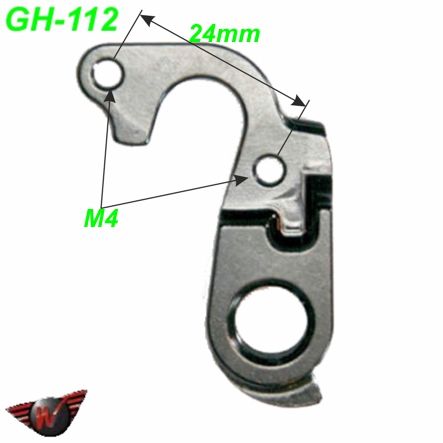 Ausfallende Schaltauge GH-112 CNC Wheels Gary Fisher Trek