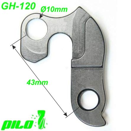 Ausfallende Schaltauge GH-120 CNC Pilo Scott