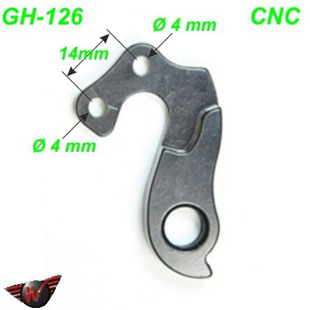 Ausfallende Schaltauge GH-126 CNC Wheels 4ever Bergamont BMC