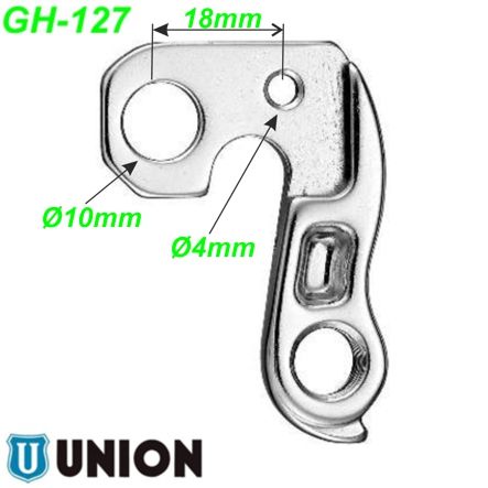 Ausfallende Schaltauge GH-127 Union Falcon Focus Ghost Kalkhoff Raleigh Univega