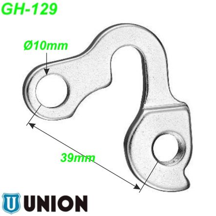 Ausfallende Schaltauge GH-129 Union Bergamont Focus Kalkhoff Raleigh Univega