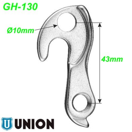 Ausfallende Schaltauge GH-130 Union Corratec Focus Kalhoff Raleigh Univega