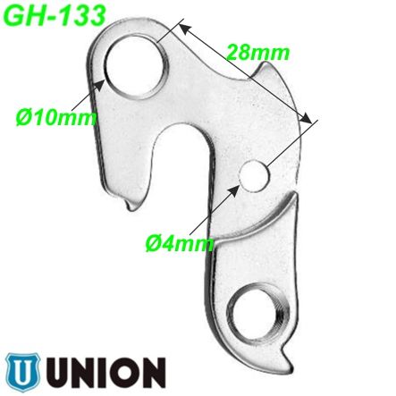 Ausfallende Schaltauge GH-133 Union Focus Kalhoff Marin Raleigh Stevens Trek Univega