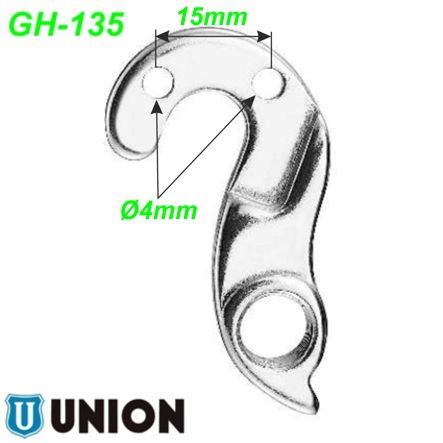 Ausfallende Schaltauge GH-135 Union Giant