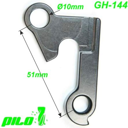 Ausfallende Schaltauge GH-144 CNC Pilo GT Bicycle