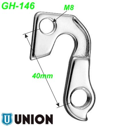 Ausfallende Schaltauge GH-146 Union Airborne GT Bicycles Kestrel Kettler KHS