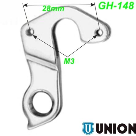 Ausfallende Schaltauge GH-148 Union Cannondale
