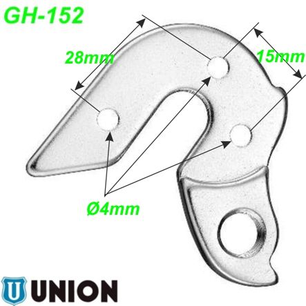 Ausfallende Schaltauge GH-152 Union Eddy Merckx