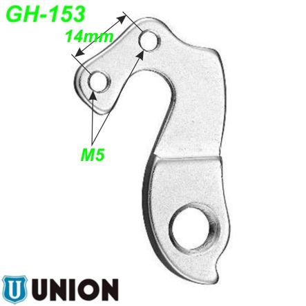 Ausfallende Schaltauge GH-153 Union