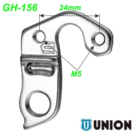 Ausfallende Schaltauge GH-156 Union Scott